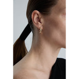 On The Edge 18K  Gold Earrings N°3 w. Diamonds
