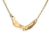 On The Edge 18K Gold Necklace N°1 w. Diamond