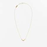 On The Edge 18K Gold Necklace N°1 w. Diamond