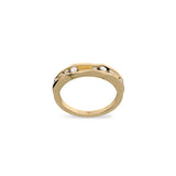 On The Edge 18K Gold Ring N°10 w. Diamonds