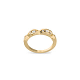 On The Edge 18K Gold Ring N°11 w. Diamonds
