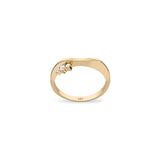 On The Edge 18K Gold Ring N°12 w. Diamonds