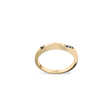 On The Edge 18K Gold Ring N°15 w. Sapphires