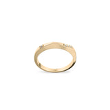On The Edge 18K Gold Ring N°7 w. Diamonds