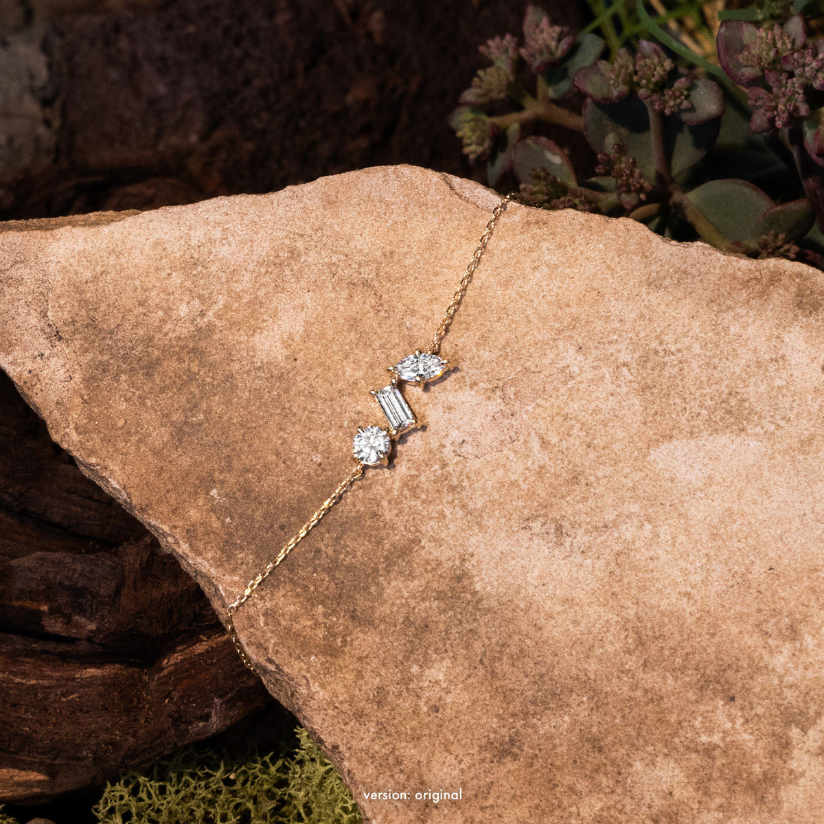 Orion 14K Gold Bracelet w. Lab-Grown Diamonds