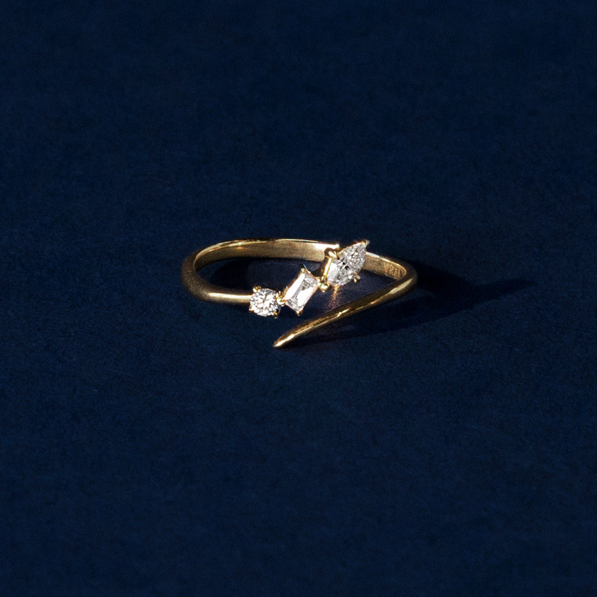 Orion 14K Gold Ring w. Lab-Grown Diamonds