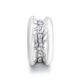 Antarctica Ice 18K Hvidguld Ring m. Lab-Grown Diamanter& Hvid Emalje