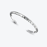 A. Iceberg Sølv Tynd Cuff