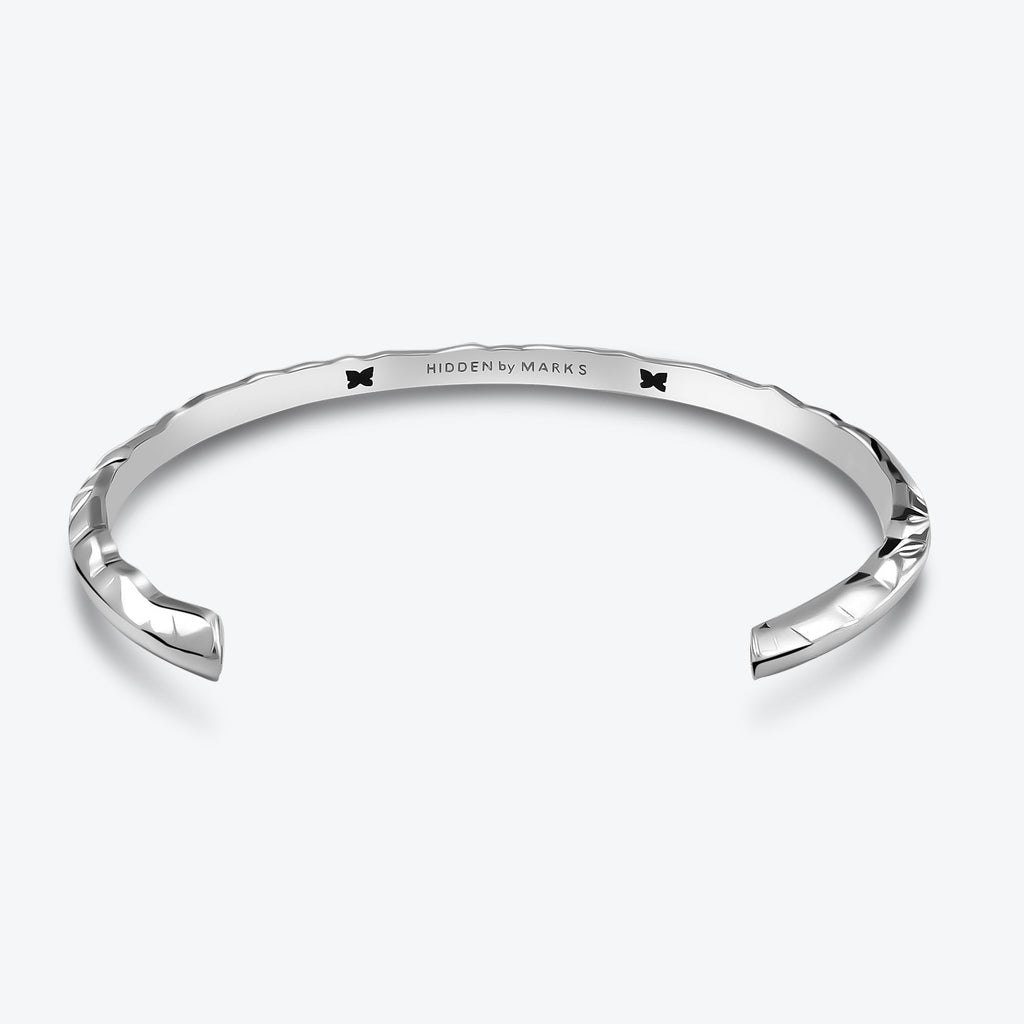 A. Iceberg Sølv Tynd Cuff