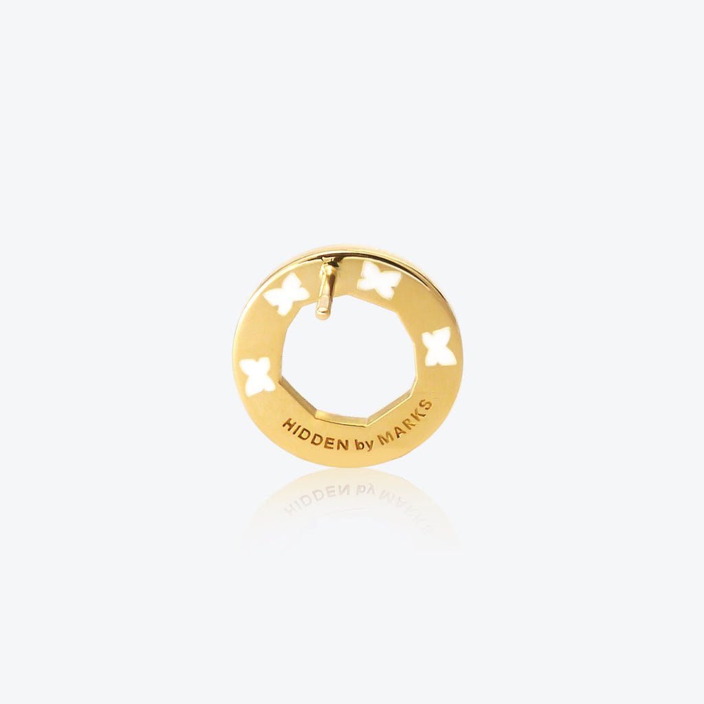A. Sun Halo 18K Guld Ørestikker