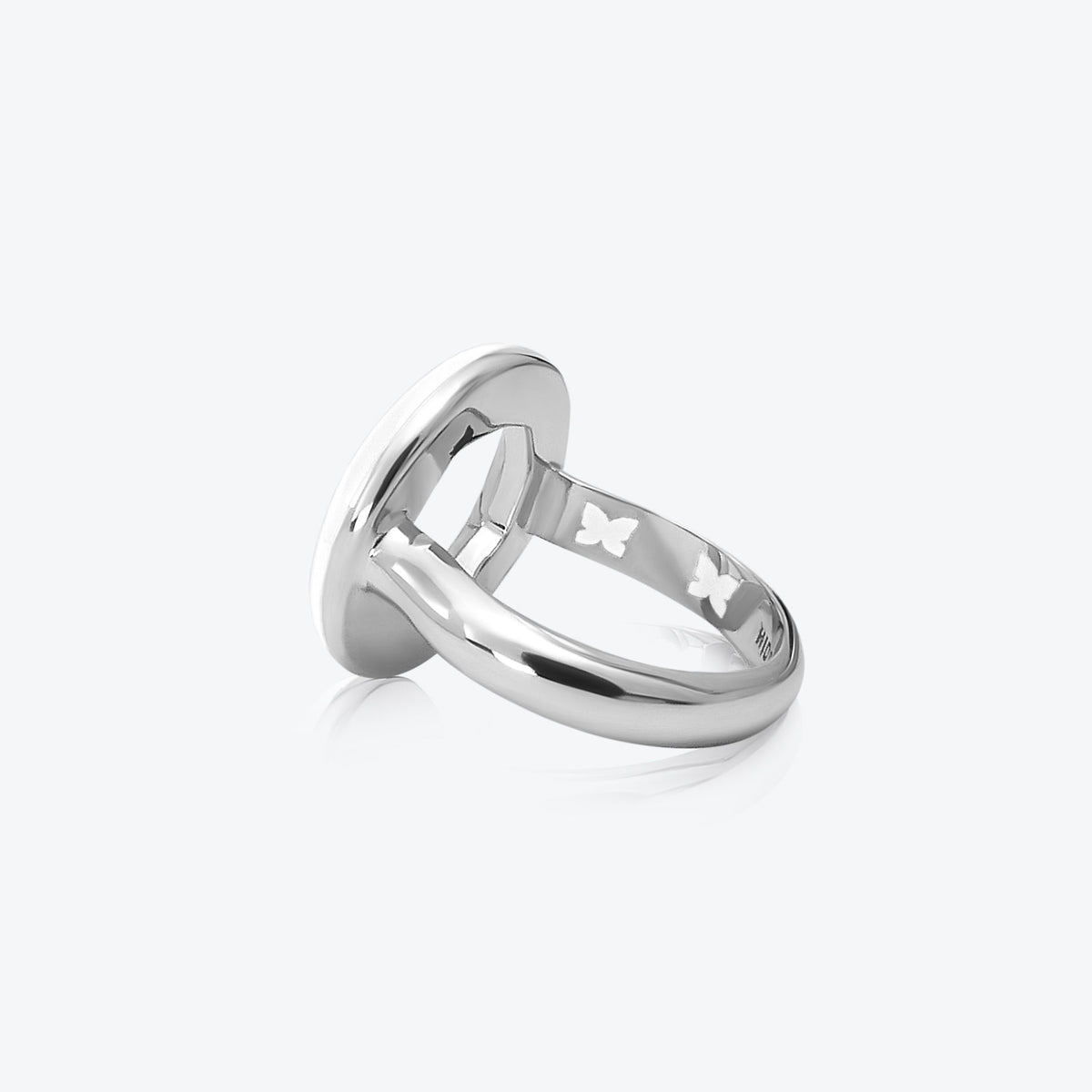A. Sun Halo Silver Ring w. Schneewittchen Emaille