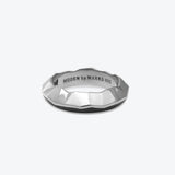 A. Eisberg Silberring w. Jet Black Emaille