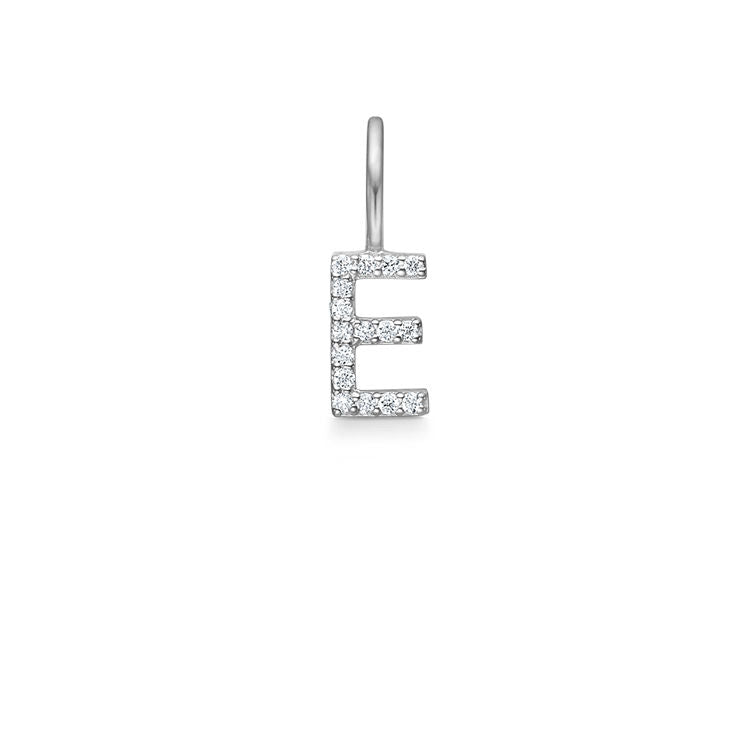 My E 18K Whitegold Pendant w. Diamonds