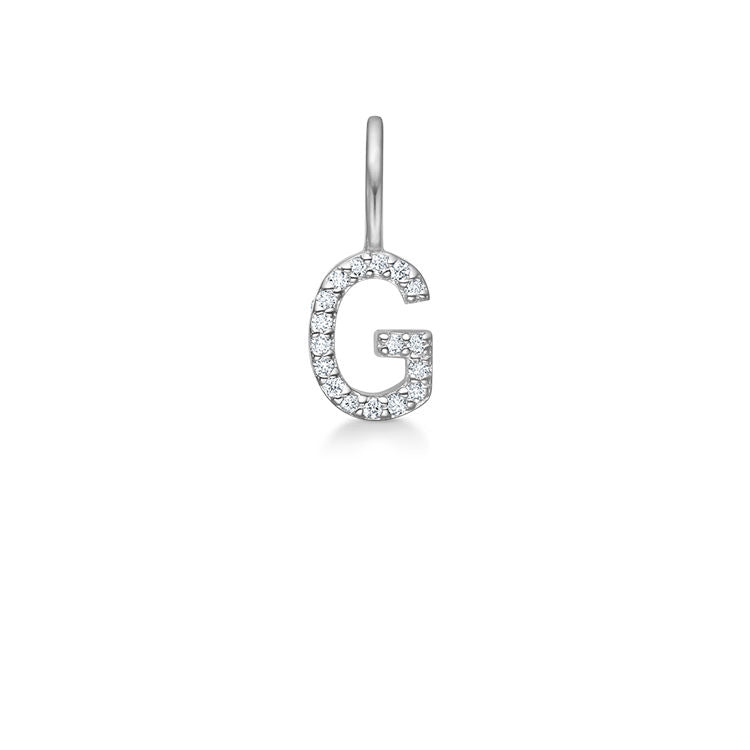 My G 18K Whitegold Pendant w. Diamonds