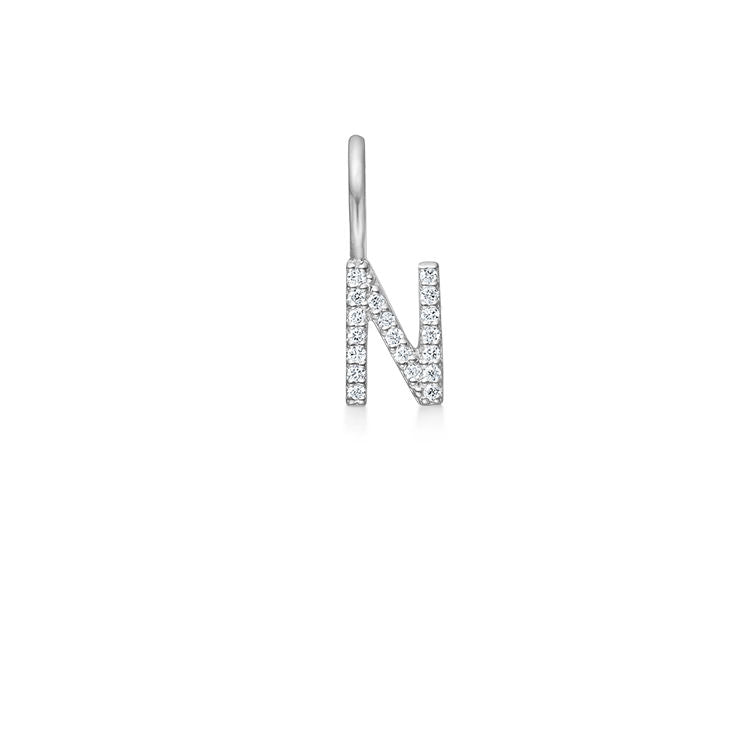 My N 18K Whitegold Pendant w. Diamonds