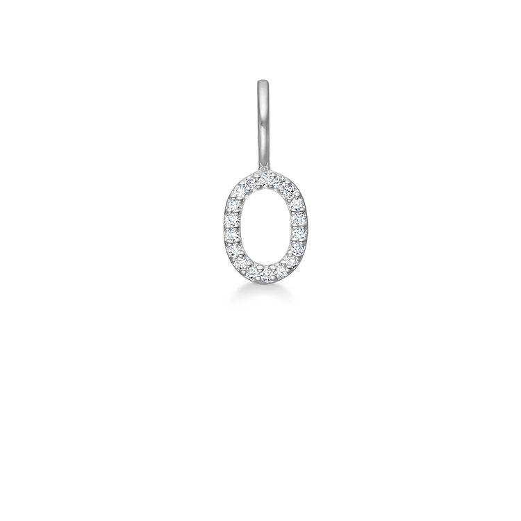 My O 18K Whitegold Pendant w. Diamonds