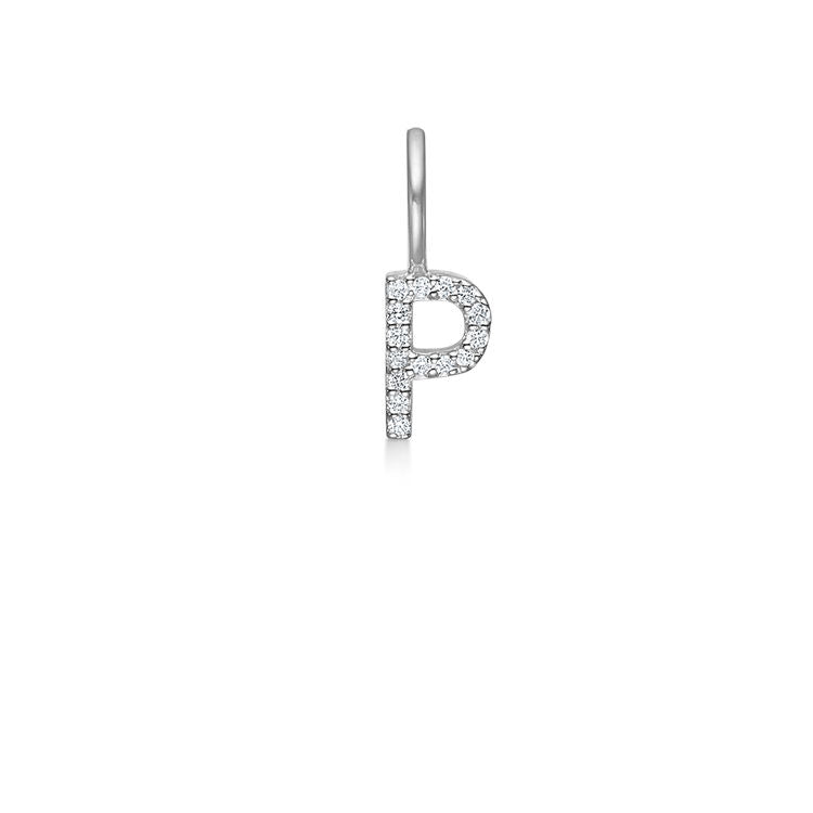 My P 18K Whitegold Pendant w. Diamonds