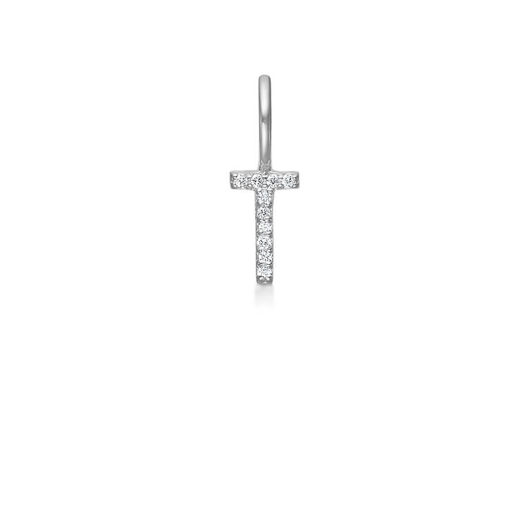 My T 18K Whitegold Pendant w. Diamonds