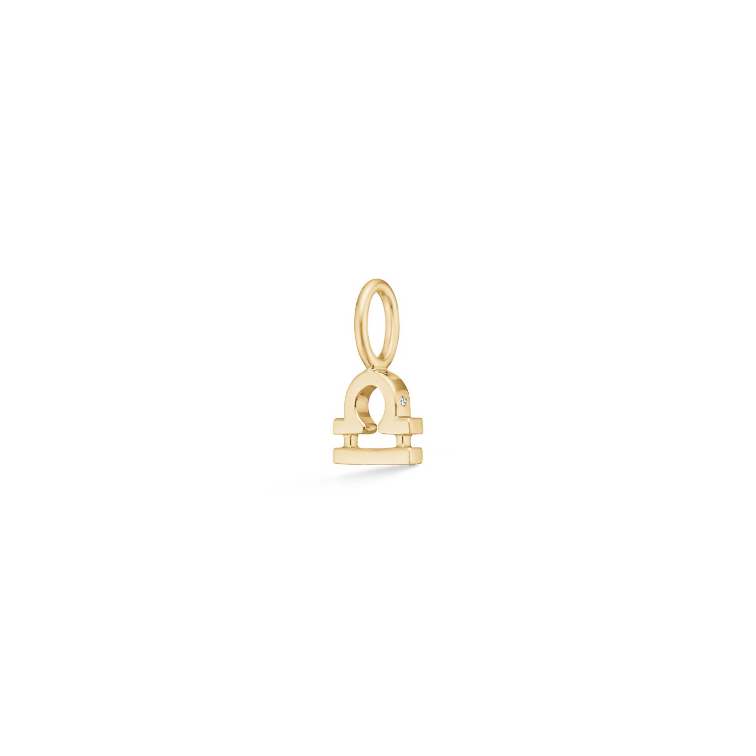 My Zodiac Vægten 18K Guld Vedhæng m. Diamanter