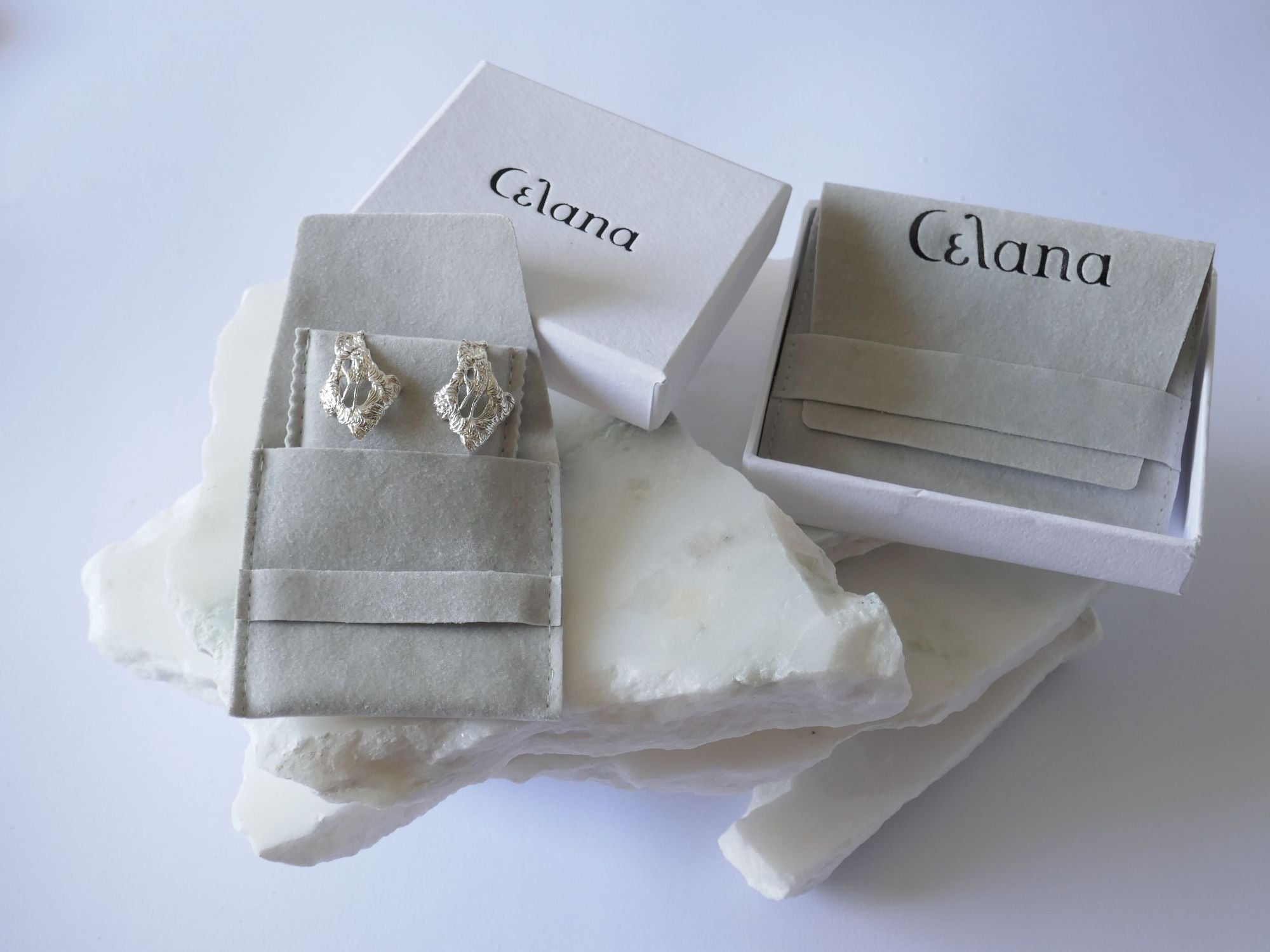 The Kleio Silver Earrings