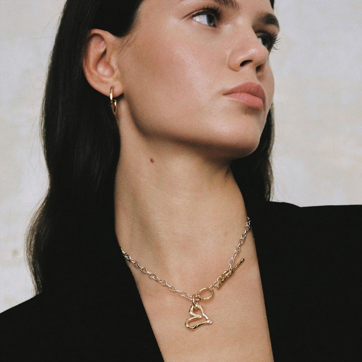 Ringo Open Heart 18K Gold Pendant