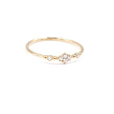 Eternity Small 18K Gold Ring w. Diamonds