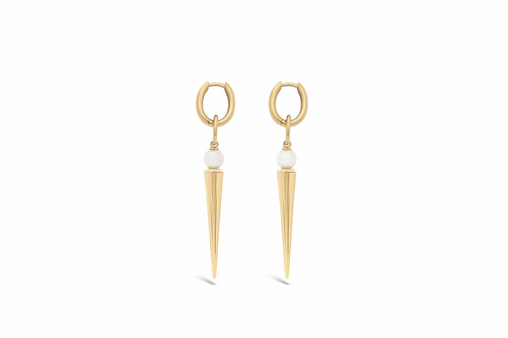 Pampilles Pearls 18K Gold Earrings w. Pearls