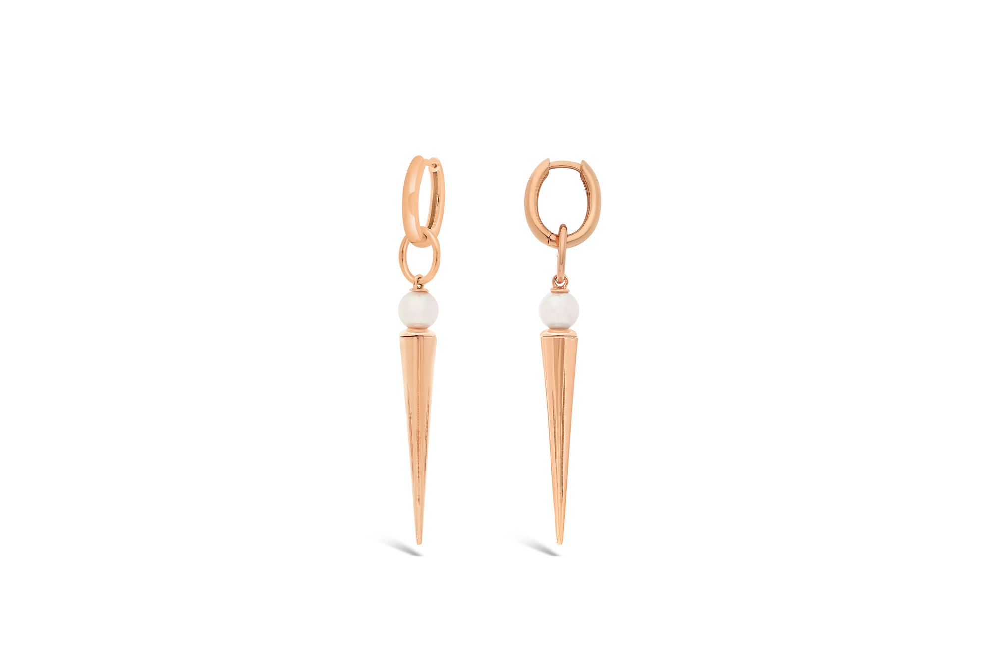 Pampilles Pearls 18K Rosegold Earrings w. Pearls