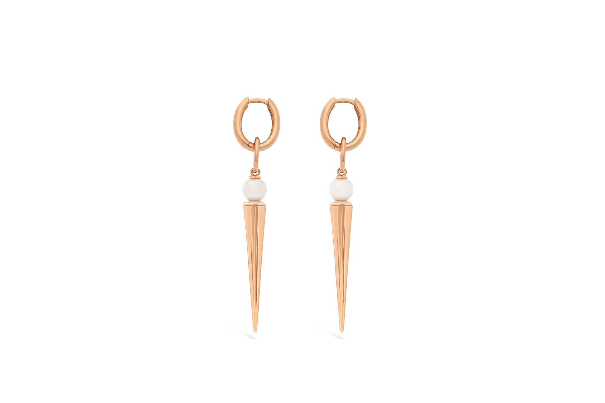 Pampilles Pearls 18K Rosegold Earrings w. Pearls