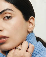 Pear 14K Whitegold Studs w. Lab-Grown Diamonds