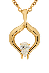 Eboris Twin 18K Guld Halskæde m. Diamanter