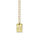 Ocean View 18K, 14K Gold Necklace w. Diamonds