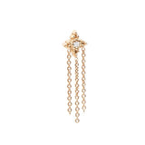 Greta 18K Gold Stud w. Diamond