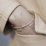 Cosmic Landscape 18K Gold Bangle