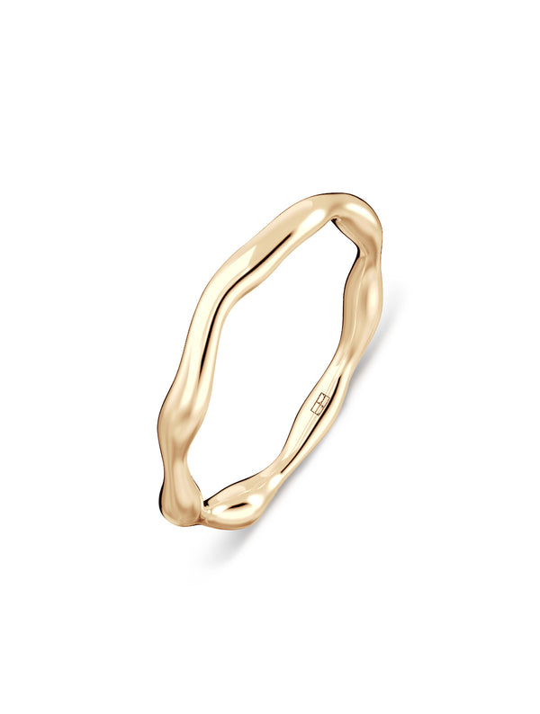 Liquid N°7 18K Guld Ring