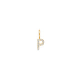 My P 18K Gold Pendant w. Diamonds