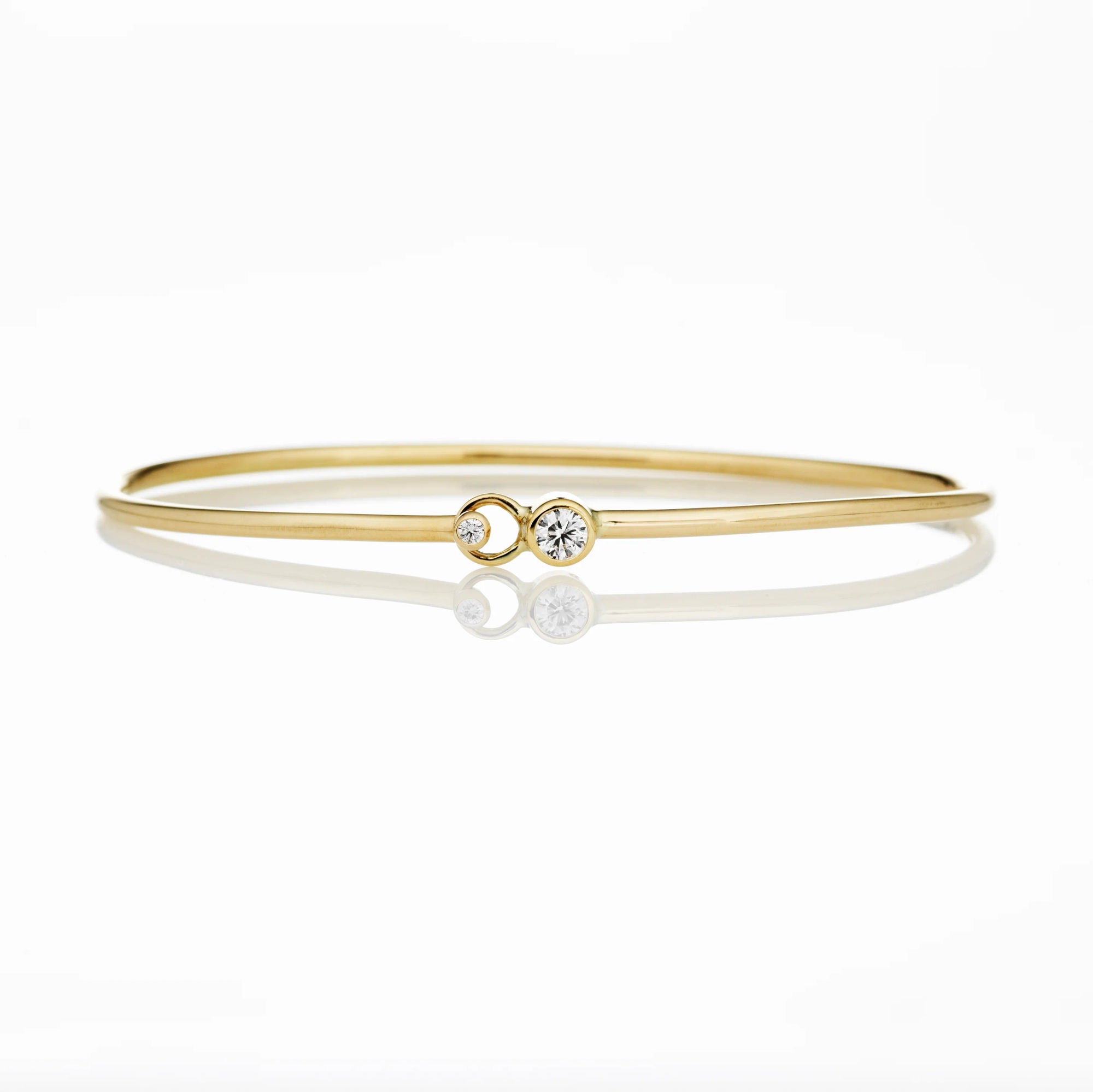 Lovely Sophie, großes Armband 14K vergoldet I Diamanten