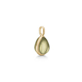 Paloma Gold Plated Pendant w. Olive Crystal
