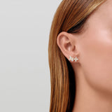 Poem 14K Gold Earring w. Topaz