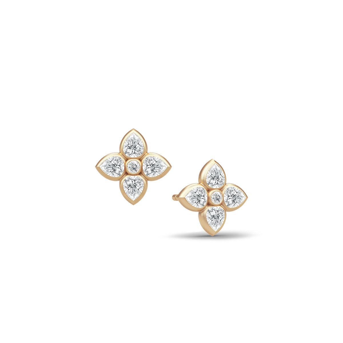 Poem 14K Gold Earring w. Topaz