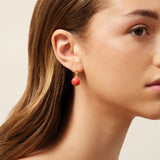 Prime Gold Plated Hook w. Crystal & Cubic Zirconia