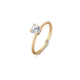 Promise 18K Gold Ring N°19 w. Diamond