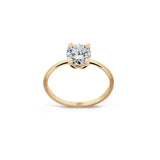 Promise 18K Gold Ring N°22 w. Diamond
