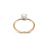 Promise 18K Gold Ring N°23 w. Diamond