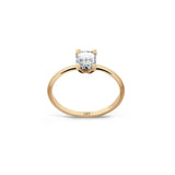 Promise 18K Gold Ring N°24 w. Diamond