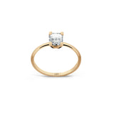 Promise 18K Gold Ring N°25 w. Diamond
