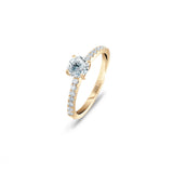 Promise 18K Gold Ring N°29 w. Diamonds