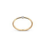 Promise 18K Gold Ring N°35 w. Diamond