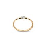 Promise 18K Gold Ring N°37 w. Diamond