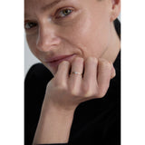 Promise 18K Gold Ring N°38 w. Diamond